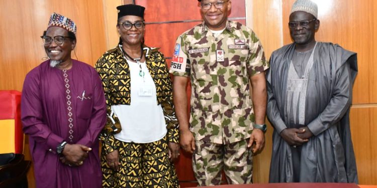 World Peace Day: Para-Mallam Peace Foundation Pays Courtesy Visit to 3 Div GOC in Jos