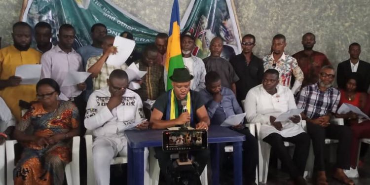 A PRESS CONFERENCE CONVENED BY THE NATIONAL YOUTH COUNCIL OF OGONI PEOPLE ( NYCOP) WITH OTHER YOUTH GROUPS IN COLLABORATION WITH OTHER CIVIL SOCIETY ORGANIZATIONS OPERATING IN THE NIGER DELTA REGION ON JANUARY, 13TH, 2024